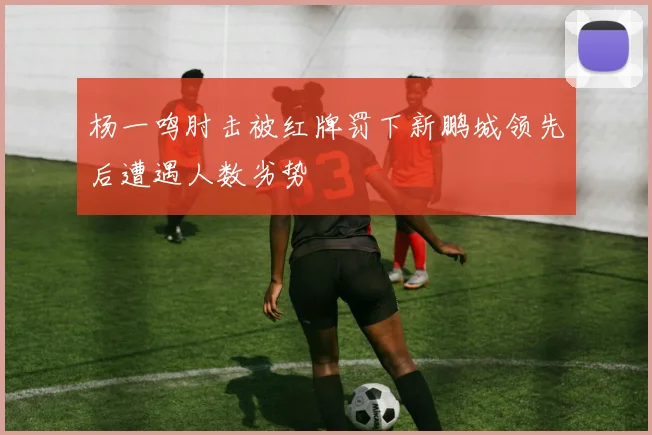 杨一鸣肘击被红牌罚下新鹏城领先后遭遇人数劣势